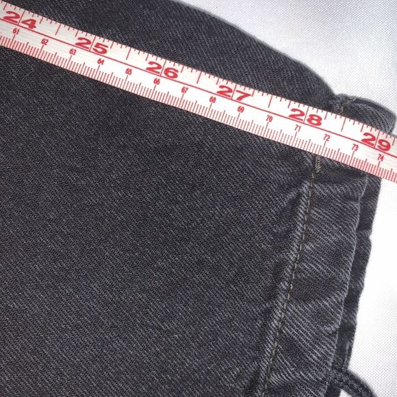 y2k Levi's Women's Mid-Rise 94's Baggy Straight wide Leg Cargo Jeans size 29x30 - Picture 16 of 16